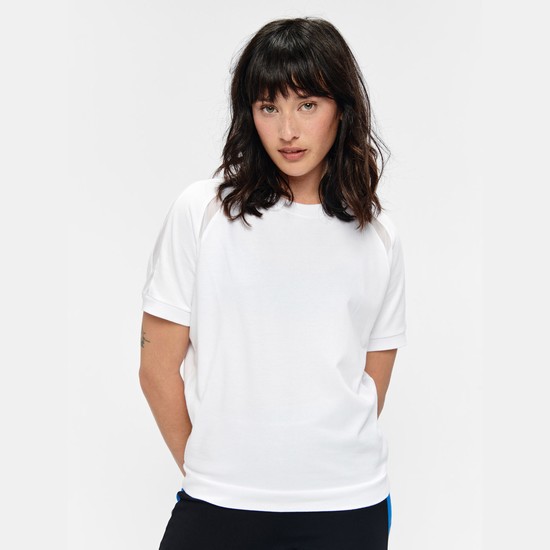 Aigle Oversized Organic Coton T-shirts Women White ZA-86914